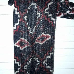 NWT CHAPS RALPH LAUREN WOMEN SCARF BLACK,RED,BEIGE